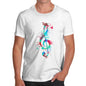 Treble Clef Paint Splats Men's  T-Shirt