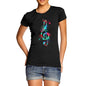 Treble Clef Paint Splats Women's  T-Shirt 