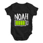 Personalised Full Battery Baby Unisex Baby Grow Bodysuit