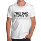 Personalised This Dad Belongs To Men's  T-Shirt