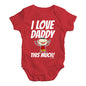 I Love Daddy This Much Boy Baby Unisex Baby Grow Bodysuit