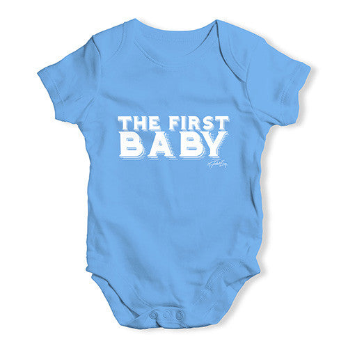 The First Baby Baby Unisex Baby Grow Bodysuit