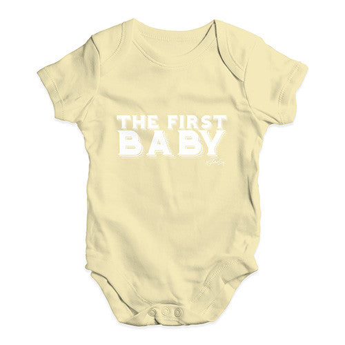 The First Baby Baby Unisex Baby Grow Bodysuit