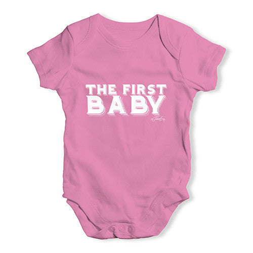 The First Baby Baby Unisex Baby Grow Bodysuit