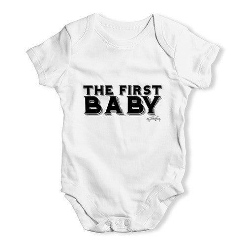 The First Baby Baby Unisex Baby Grow Bodysuit