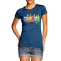 Los Angeles Skyline Ink Splats Women's T-Shirt 