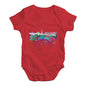 London Skyline Ink Splats Baby Unisex Baby Grow Bodysuit