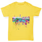 London Skyline Ink Splats Boy's T-Shirt