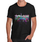 London Skyline Ink Splats Men's T-Shirt