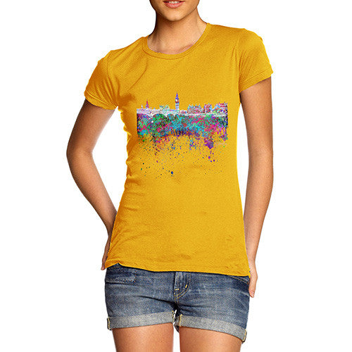 London Skyline Ink Splats Women's T-Shirt 