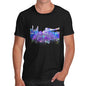 New York Skyline Ink Splats Men's T-Shirt