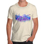 New York Skyline Ink Splats Men's T-Shirt