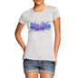 New York Skyline Ink Splats Women's T-Shirt 