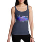 New York Skyline Ink Splats Women's Tank Top