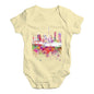 Dubai Skyline Ink Splats Baby Unisex Baby Grow Bodysuit