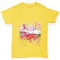 Dubai Skyline Ink Splats Boy's T-Shirt