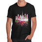 Dubai Skyline Ink Splats Men's T-Shirt