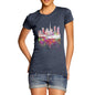 Dubai Skyline Ink Splats Women's T-Shirt 