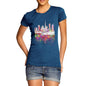 Dubai Skyline Ink Splats Women's T-Shirt 