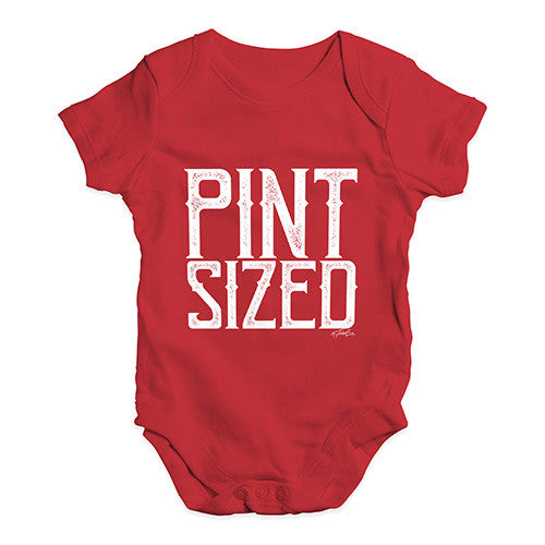 Pint Sized Baby Unisex Baby Grow Bodysuit