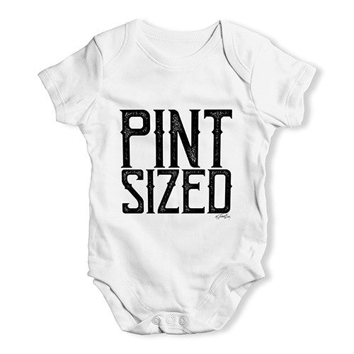 Pint Sized Baby Unisex Baby Grow Bodysuit