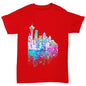 Seattle Skyline Ink Splats Boy's T-Shirt