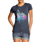 Seattle Skyline Ink Splats Women's T-Shirt 