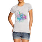 Seattle Skyline Ink Splats Women's T-Shirt 