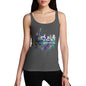 Chicago Skyline Ink Splats Women's Tank Top