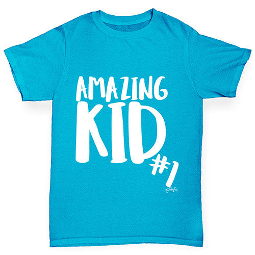 Amazing Kid Number 1 Boy's T-Shirt