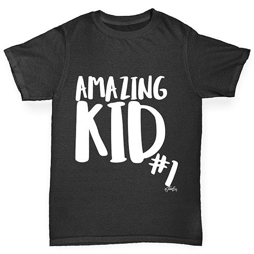 Amazing Kid Number 1 Boy's T-Shirt