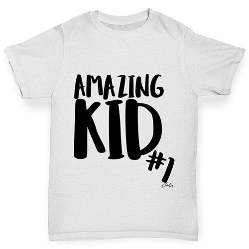 Amazing Kid Number 1 Boy's T-Shirt