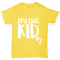 Amazing Kid Number 1 Boy's T-Shirt