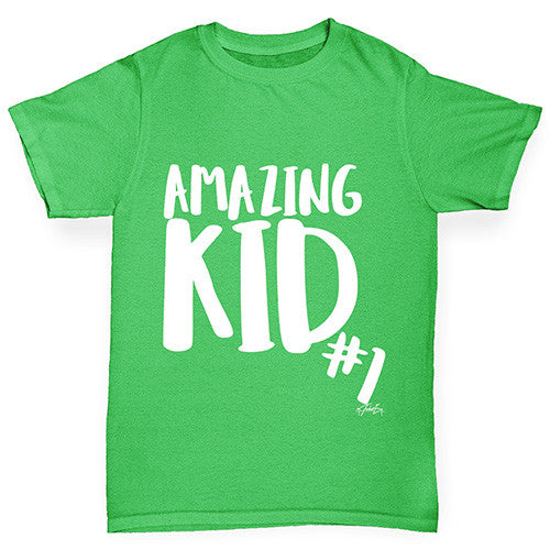 Amazing Kid Number 1 Girl's T-Shirt 