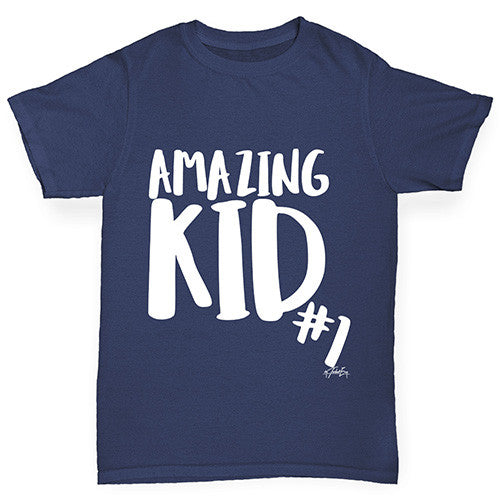 Amazing Kid Number 1 Girl's T-Shirt 