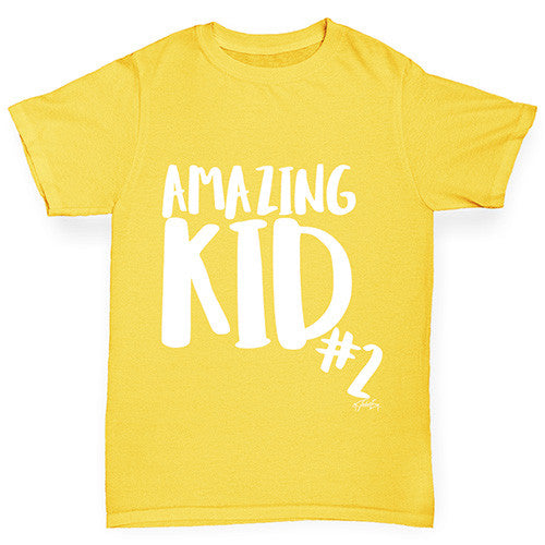 Amazing Kid Number 2 Boy's T-Shirt