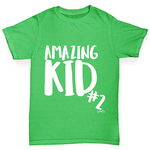 Amazing Kid Number 2 Girl's T-Shirt 