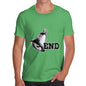 Bell End Funny Pun Rude Men's T-Shirt