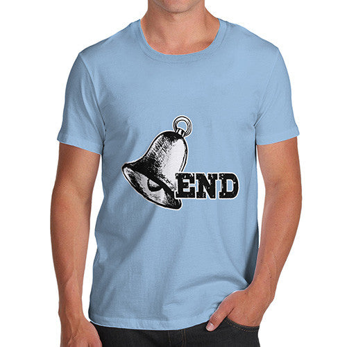 Bell End Funny Pun Rude Men's T-Shirt