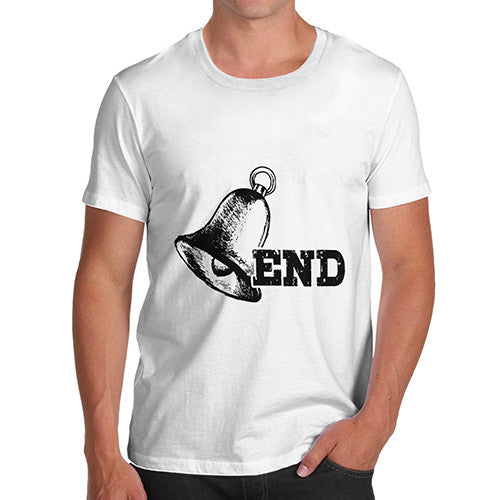 Bell End Funny Pun Rude Men's T-Shirt