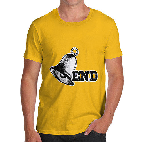 Bell End Funny Pun Rude Men's T-Shirt