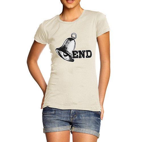 Bell End Funny Pun Rude Women's T-Shirt 