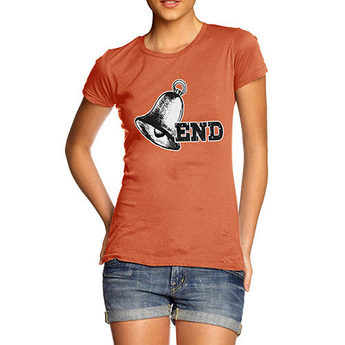 Bell End Funny Pun Rude Women's T-Shirt 