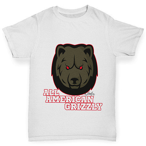 All American Grizzly Boy's T-Shirt