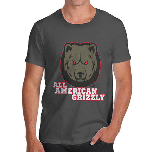 All American Grizzly Men's T-Shirt