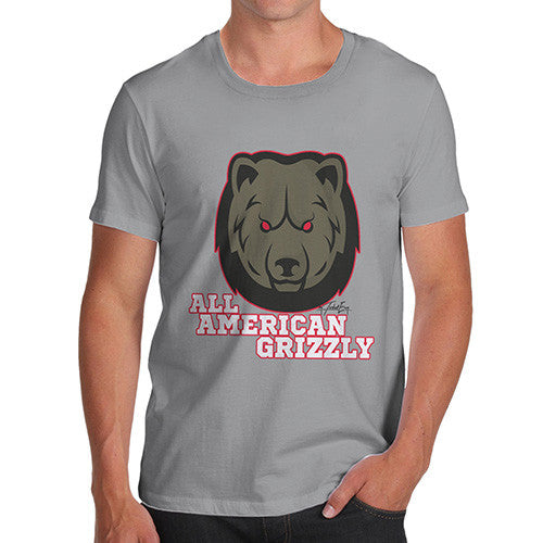 All American Grizzly Men's T-Shirt