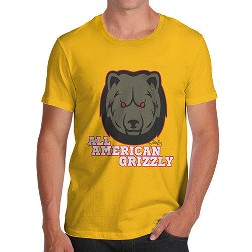 All American Grizzly Men's T-Shirt