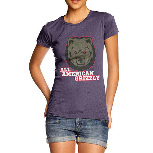 All American Grizzly Women's T-Shirt 