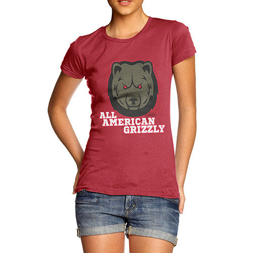 All American Grizzly Women's T-Shirt 