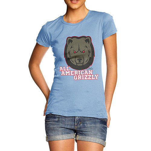 All American Grizzly Women's T-Shirt 